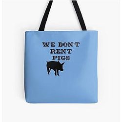 Lonesome Dove Rent Pigs Tote Bag