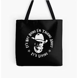Lonesome Dove - It's Not Dropping Socks All Over Print Tote Bag