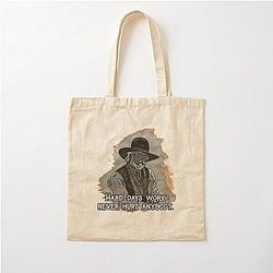 Lonesome Dove Captain Woodrow Call Cotton Tote Bag
