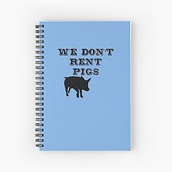Lonesome Dove Pigs Spiral Notebook