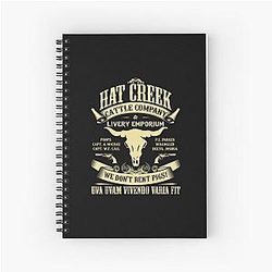 Lonesome Dove Hat Creek iPhone Case Spiral Notebook