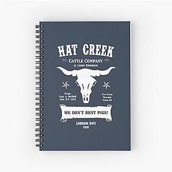 Hat Creek Cattle Company Lonesome Dove Notebook