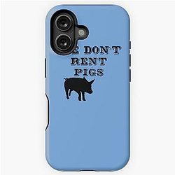 Lonesome Dove Rent Pigs Tough iPhone Case