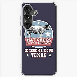 Hat Creek Cattle Company. Lonesome Dove Texas Samsung Galaxy Soft Case