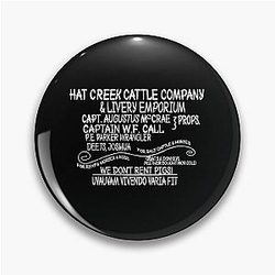 Hat Creek Cattle Company Sign from Lonesome Dove Pin