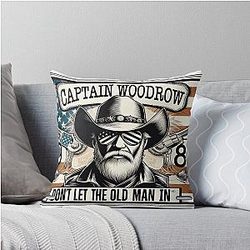 Lonesome Dove Captain Woodrow Throw Pillow
