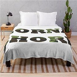 Commando Lorna Shore Death Metal Throw Blanket