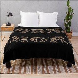 American Heavy Metal Deathcore Music Throw Blanket by Lorna Shore