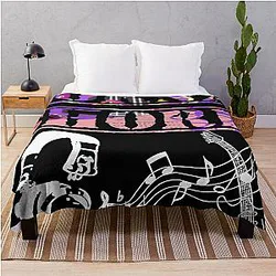 American Heavy Deathcore Music Throw Blanket