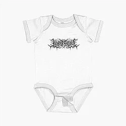 Lorna Shore Logo in Black Short Sleeve Baby One Piece