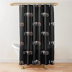 Lorna Shore T-Shirts - Lorna Shore Stickers Shower Curtain