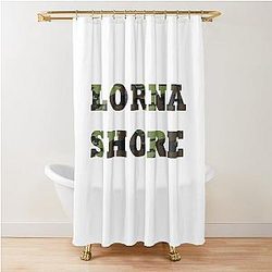 Commando Lorna Shore Death Metal Shower Curtain