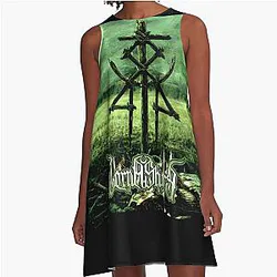 Lorna Shore Merch Album Cover A-Line Dress