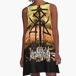 Lorna Shore Merch Album Cover Logo A-Line Dress