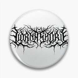 Lorna Shore logo in black Pin