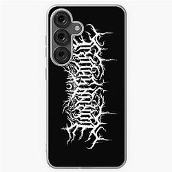 Lorna Shore logo white Samsung Galaxy Case