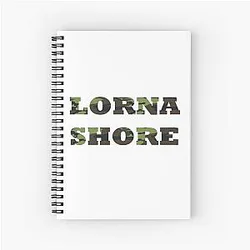 Commando Lorna Shore Death Metal Spiral Notebook