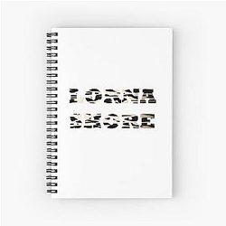 American Heavy Deathcore Music Lorna Shore Spiral Notebook