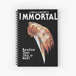 Lorna Shore Merch Spiral Notebook