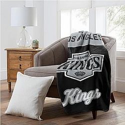 Licensed Los Angeles Kings NHL Team Microfiber Throw Blanket 46×60