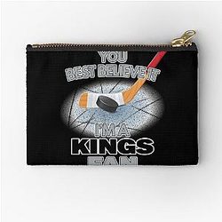 Los Angeles Kings Hockey Zipper Pouch