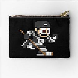 Los Angeles Kings 8-bit Retro Pixel Art Videogame Zipper Pouch