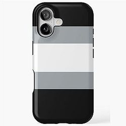 Los Angeles Kings Retro Stripes Black iPhone Tough Case