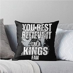 Art Los Angeles Kings Throw Pillow