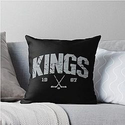 Art Los Angeles Kings Throw Pillow