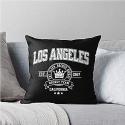 Art Los Angeles Kings Throw Pillow