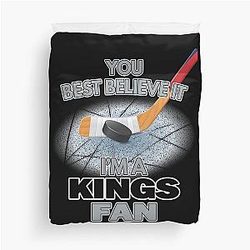 Los Angeles Kings Hockey Duvet Cover