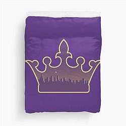 Los Angeles Kings Sunset city skyline Duvet Cover