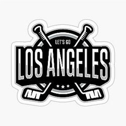 Art Los Angeles Kings Sticker