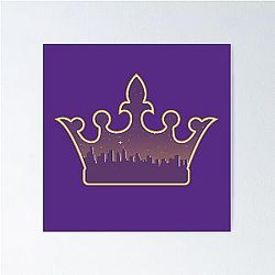 Los Angeles Kings Sunset Silhouette city skyline Poster