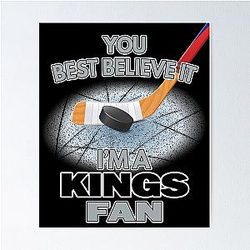 Los Angeles Kings Fan Hockey Poster
