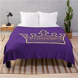 Los Angeles Kings Sunset City Skyline Throw Blanket