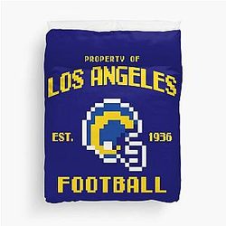 Property of Los Angeles Rams Football Duvet Cover