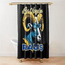 Football Shower Curtain for Los Angeles Rams