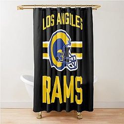 Football Shower Curtain Los Angeles Rams