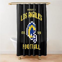 Football Shower Curtain Los Angeles Rams