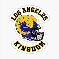 Football Los Angeles Rams sticker