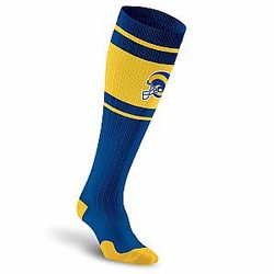 NFL Classic Los Angeles Rams Marathon Compression Sock Team Color Large