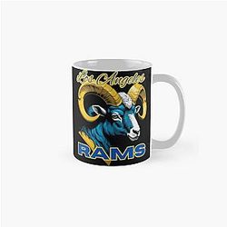 Football and Los Angeles Rams Mug