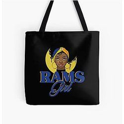 Football All Over Print Tote Bag - Los Angeles Rams