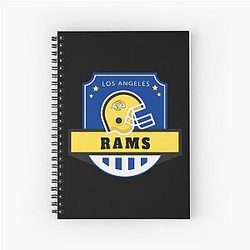 Football Notebook Los Angeles Rams