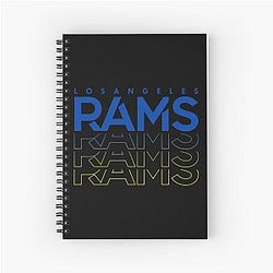 Football Spiral Notebook - Los Angeles Rams