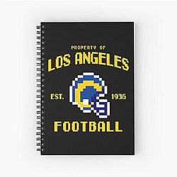 Football Spiral Notebook (Los Angeles Rams)
