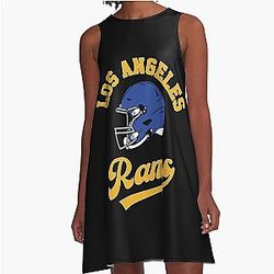 Football Ladies Rams A-Line Dress