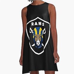 Football Los Angeles Rams A Line Dress