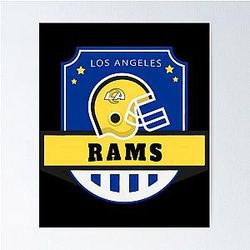 Football Los Angeles Rams Poster